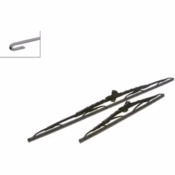 Bosch Wiper Blade Twin 653, Length: 650mm/400mm â set of front wiper blades