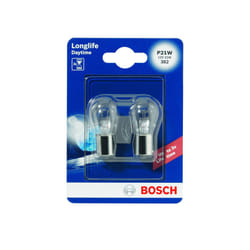 Bosch 1987301050, Car Headlamp Bulb, P21W Long-life, Brake Light, Turn Signal, Tail light, Licence Plate Light