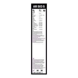 Wiper Blade Aerotwin AR503S, Length: 500mm/475mm â Set of Front Wiper Blades - Only for Left-Hand Drive (EU)