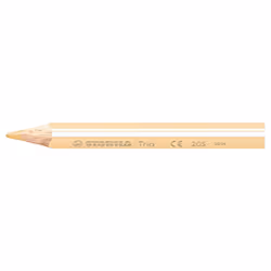Triangular Colouring Pencil - STABILO Trio thick short - Pack of 12 - Assorted Colours