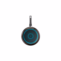 Tefal Frying Pan 24 cm + Lid, Suitable for All Heat Sources Except Induction Non-Stick Coating, Made in France, Easy Cook&Clean B5543202