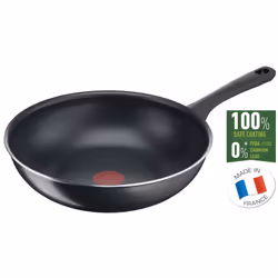 Tefal Day by Day B55819, Round, Wok/Stir-Fry pan, Black, Titanium, 175 °C, Aluminium