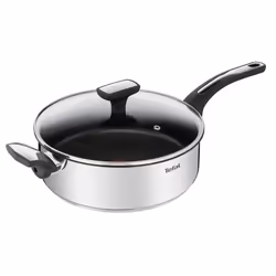 Tefal Emotion E3003304, Round, Saute pan, Stainless steel, Titanium, Stainless steel, 4 L
