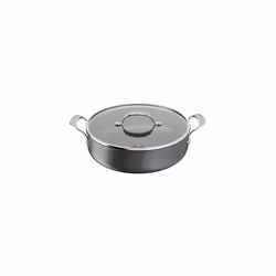 Tefal Jamie Oliver Cook's Classics All in One Pan, Non-Stick, Oven-Safe, Induction, Glass Lid, Riveted Handle, Hard Anodised ...