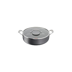 Tefal Jamie Oliver Cook's Classics All in One Pan, Non-Stick, Oven-Safe, Induction, Glass Lid, Riveted Handle, Hard Anodised Aluminium