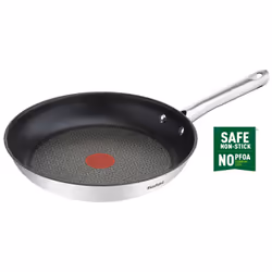 Tefal A70408, All-purpose pan, Stainless steel, Stainless steel, Titanium, 250 °C, Thermo-Spot