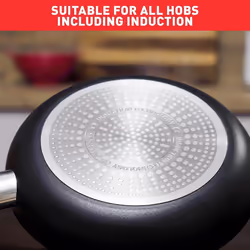 Tefal Induction Non-Stick Cookware Set, 5 Pcs - Black (G155S544)