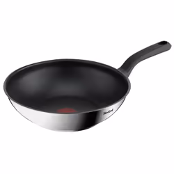 Tefal Comfort Max G7261944, Round, Wok/Stir-Fry pan, Black, Stainless steel, Titanium, Stainless steel, Thermo-Spot