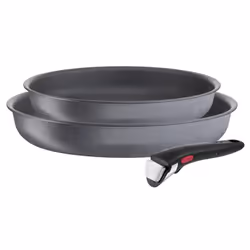 Tefal Ingenio L3969202, Frying set, Grey, Aluminium, Titanium, Black, Thermo-Spot