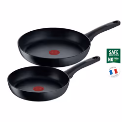 Tefal G28191, Frying set, Black, Mineralia+, 175 °C, Aluminium, Thermo-Spot