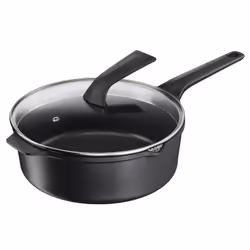 Tefal E24933, Round, Black, Cast aluminium, Titanium, 4 person(s), Ceramic, Gas, Halogen, Induction, Sealed plate