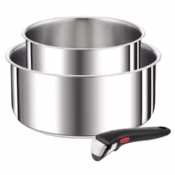 Tefal Ingenio Preference L97393, Boiling set, Stainless steel, Stainless steel, Stainless steel, Black, Detachable