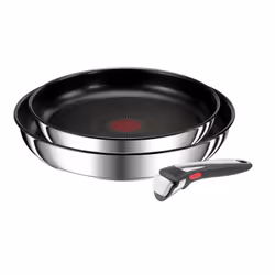 Tefal Ingenio Preference L97493, Frying set, Stainless steel, Stainless steel, Titanium, Black, Thermo-Spot