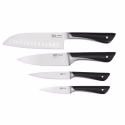 Tefal Jamie Oliver K267S4, Knife set, Stainless steel, Stainless steel, Black, Stainless steel, China, 16.5 cm