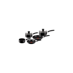 B470S544 Delight 5 Piece Non Stick Pan Set 14 cm Milk 1618 cm Saucepans with Lids 2024 cm Frypan