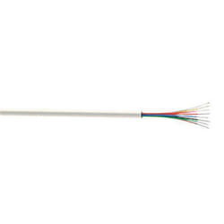 Nexans White 8 Core Alarm & Telephone cable, 50m