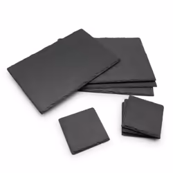 30x20cm Slate Place mat x4 & 10cm Coaster x4 Set Laser Engrving Craft