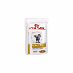 Royal Canin Veterinary Diet Feline Urinary S/O Moderate Calorie Gravy Pouches 48 x 85g