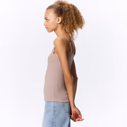 Gu By Uniqlo Cotton Blend Ribbed Camisole  Dry - 01 OFF WHITE/XXL