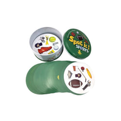 8+ Dobble spot it cards game with animals, alphabets and numbers - A