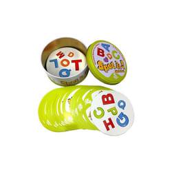 8+ Dobble spot it cards game with animals, alphabets and numbers - G