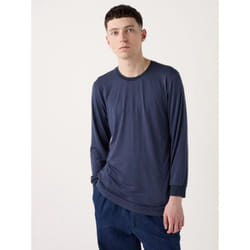 Uniqlo Japan HeaTTech Crew Neck T 9 Min Sleeve - 68 BLUE/XS