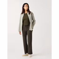 Uniqlo Japan Washable Knit Rib Pants Long Length - 30 NATURAL/L
