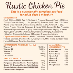 Lily's Kitchen Made with Natural Ingredients Adult Dry Dog Food Chicken Pie with Ancient Grains 1kg bag pack of 4