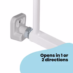 Wall Fix Extending Gate, Extendable Baby Gate for stairs and doors, Easy Close Extending Gate, Screw Fit, for Adjustable Width 62 - 102 cm, in Metal, - Additional view 5