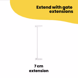 Easy Close Extra Tall Gate, Pressure Fit Safety gate for Toddlers and Dog, 91 cm high, for widths 73-80 cm extendable up to 94 cm with extensions sold
