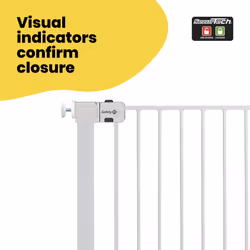 Easy Close Extra Tall Gate, Pressure Fit Safety gate for Toddlers and Dog, 91 cm high, for widths 73-80 cm extendable up to 94 cm with extensions sold - Additional view 5