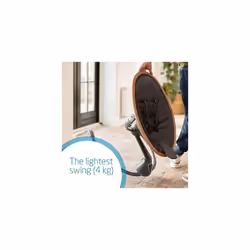 Maxi-Cosi Cassia Swing, Electric Baby Swing for Newborns with Music, From Birth Until Approximately 6 Months, 0-9 kg, Essential Graphite