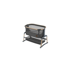 Maxi-Cosi Iora Air Co Sleeper Crib, All-Round Mesh Baby Bedside Crib, 0â6 Months (9 kg), Rocking Mode, 4 Incline & 5 Height Positions,