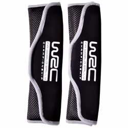 WRC 7336, Seat belt pad, Grey, Black, White, Fabric, 155 mm, 300 mm, 30 mm
