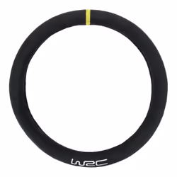 Steering wheel cover; WRC; black 35-38 Textile