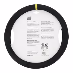 WRC 007383 Steering wheel cover black 35-38 Textile - Additional view 4