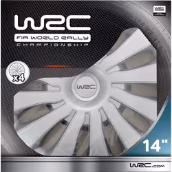 WRC 007584 hubcap 35.6 cm (14") Acrylonitrile butadiene styrene (ABS) Metallic 4 pc(s)