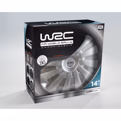 WRC 007584 hubcap 35.6 cm (14") Acrylonitrile butadiene styrene (ABS) Metallic 4 pc(s)