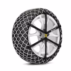 Snow chains; Michelin; Easy Grip Limited; with chain tensioner with mounting manual, with storage bag Steel