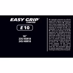 Michelin Easy Grip Limited 008330 Snow chains with chain tensioner with mounting manual, with storage bag Steel