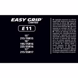 Michelin Easy Grip Limited 008331 Snow chains with chain tensioner with mounting manual, with storage bag Steel