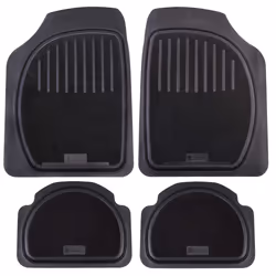 Floor mat set; Michelin; Rubber Front and Rear 4 black Universal fit