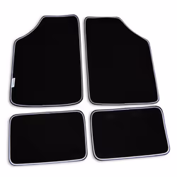 Floor mat set; Michelin; PP (Polypropylene) Front and Rear 4 black Universal fit