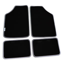 Michelin 009080 Floor mat set PP (Polypropylene) Front and Rear 4 black Universal fit