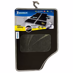 Michelin 009080 Floor mat set PP (Polypropylene) Front and Rear 4 black Universal fit