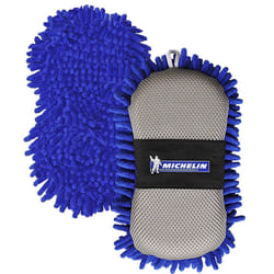 Michelin 009483 Car wash mitt Polyester blue, beige