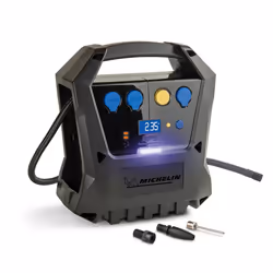 Michelin 009522 Air compressor 230, 12 6.90 cigarette lighter powered, portable, digital