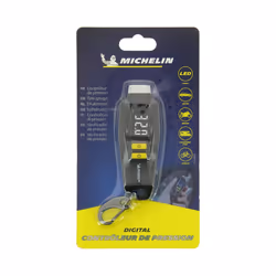 Michelin 009525 Compressed Air Tyre Gauge / -Filler Electronic with battery, with LED with LCD display with hook 0.05 7