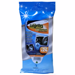Carlinea 3221320112526, Car, Wet wipes, Blue, White, 200 mm, 180 mm, 24 pc(s)