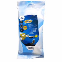 Carlinea 3221320112533, Car, Wet wipes, Black, White, 200 mm, 175 mm, 24 pc(s)